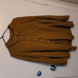 4X Mustard Universal Thread (Target) Button Down